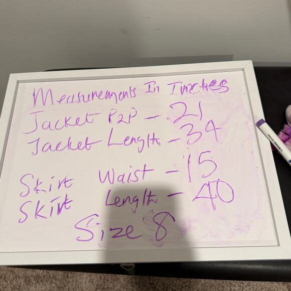 NWT CHRISTIE OF CALIFORNIA 3Pc Set skirts, jacket vest Size 8 - Picture 7 of 7